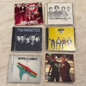 CD Bands The Wanted, All-American Rejects, 5SOS, Boys Like Girls, Fall Out Boy